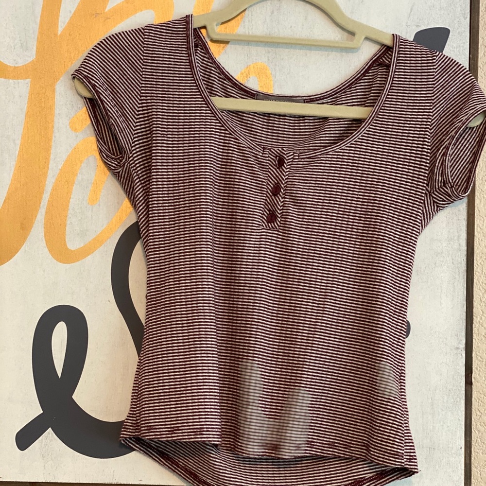 Brandy Melville Striped crop top